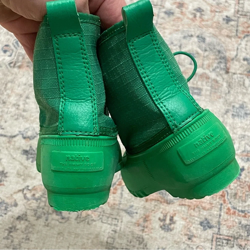 Native Shoes Toddler  Apple Green Rain Boots Size C7